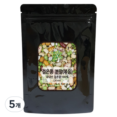 스쿨아이 검은콩 분말 볶음 국내산, 5개, 200g