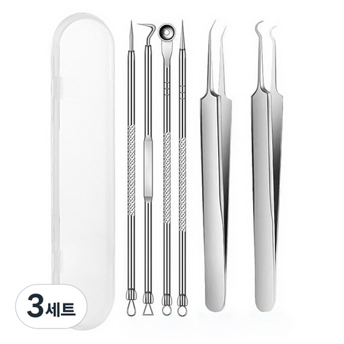 압출기 6종 + 케이스 세트, 혼합색상, 3세트