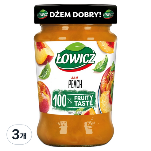 워비츠 복숭아잼, 280g, 3개