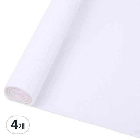 마다꾸미 주름지 구김지 55 화이트 50 x 250 cm, 4개, 1색