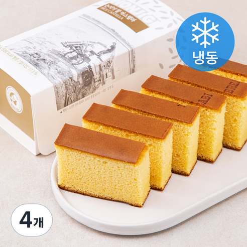 바비브레드 논지기 쌀 카스테라 (냉동), 200g, 4개