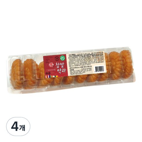 담미정 찹쌀 약과, 400g, 4개