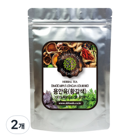 성보식품 베트남산 용안육 황갈색, 100g, 2개