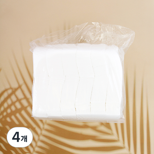 에스떼오뜨젠 탈지면 대용량 절단솜 4 x 6 cm 450g, 1200개입, 4개