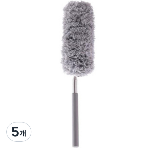 클레어라 길이조절 먼지털이개, 그레이, 5개