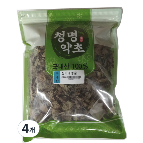청명약초 청미래덩굴 국내차, 300g, 4개