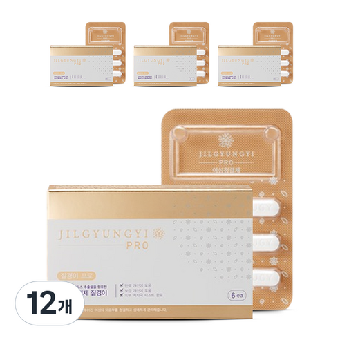 질경이 프로 여성청결제 6p, 3.6g, 12개