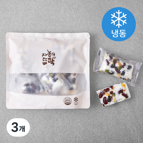 자농의뜨락 영양백설기 (냉동), 50g, 5개입, 3개