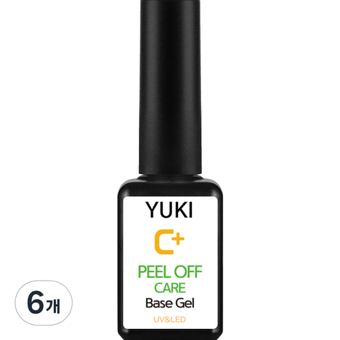유키 필오프 케어 베이스젤, 7ml, 6개