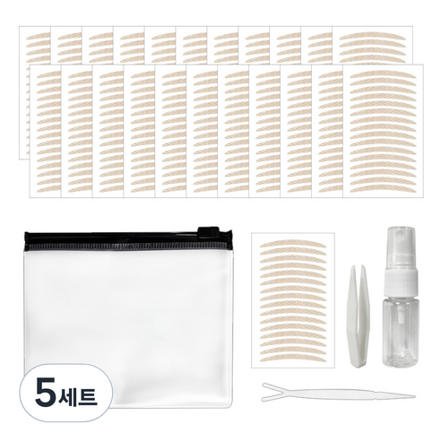 다크니스 레이스 아이업 쌍꺼풀 테이프, 일반형 G, 5세트