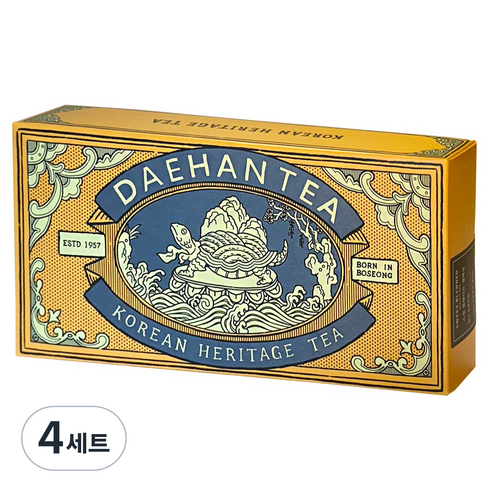 대한다업 스윗 블렌디드 셀렉션 티 세트, 4세트, 망고 트로피컬 5p + 그레이프프루츠 글로우 5p + 허니비 캐모마일 5p