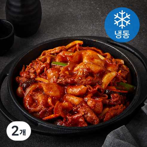 삼다돈 제주흑돼지 고추장 양념 불고기 (냉동), 300g, 2개
