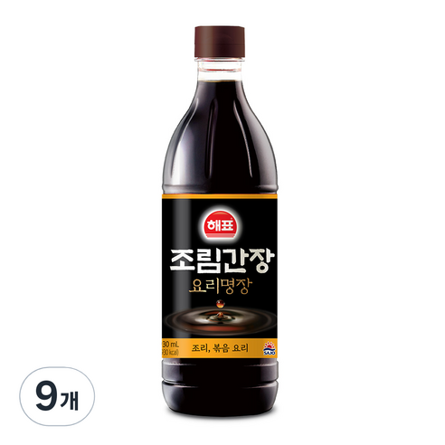 해표 조림간장, 930ml, 9개