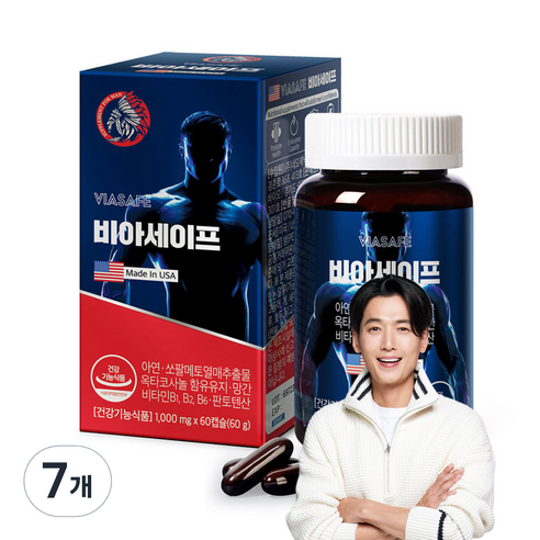 유앤티바이오 비아세이프, 60정, 7개