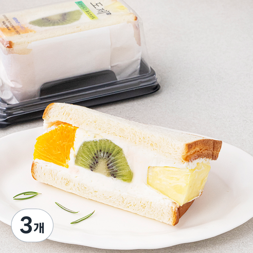 도제 리코타치즈 후르츠산도, 160g, 3개