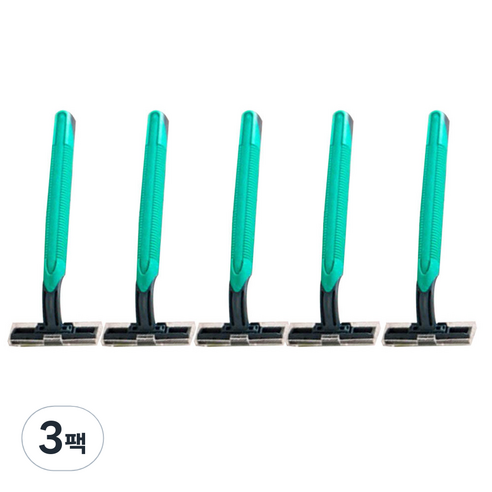 블루마켓 일회용 면도기, 5개입, 3팩