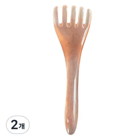 도이뮤 얼굴 두피 괄사 마사지기, 03, 2개