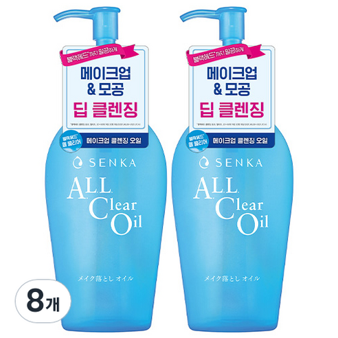 센카 올 클리어 오일, 230ml, 8개