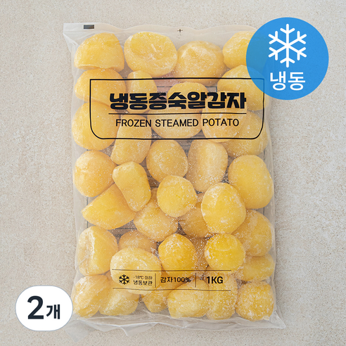 증숙 알감자 탈피 (냉동), 2개, 1kg