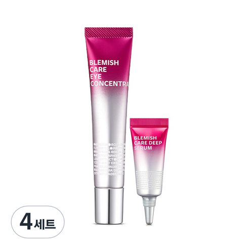 아이소이 블레미쉬 케어 아이 컨센트레이트 민감 다크 아이크림 17ml + 딥 케어 세럼 5ml, 4세트