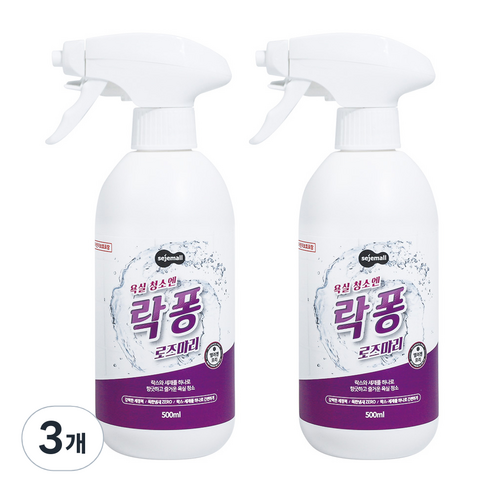 락퐁 로즈마리 욕실세정제, 500ml, 3개