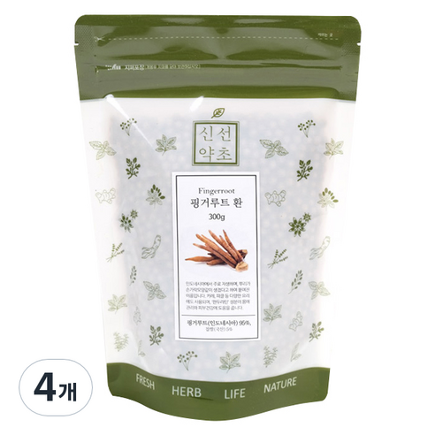 신선약초 핑거루트 환, 300g, 4개