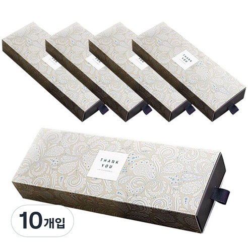 인디케이 페이쥴리 3구 상자, 혼합색상, 10개입
