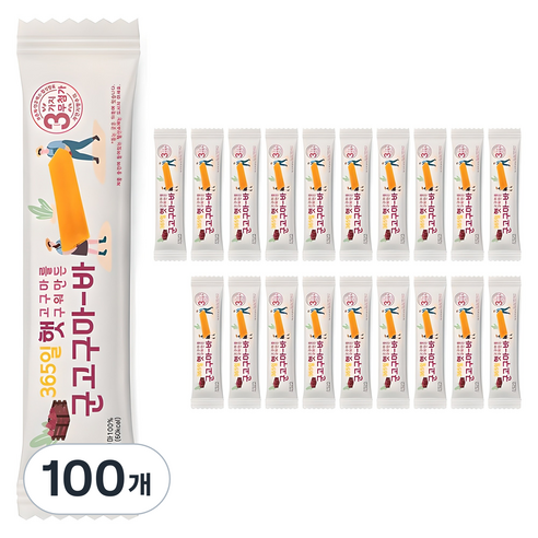봄날인터내셔널 군고구마바, 22g, 100개