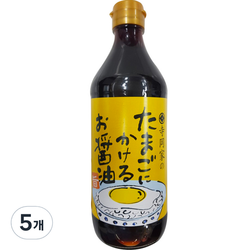 테라오카 타마고니카케루 오쇼유 소스, 500ml, 5개