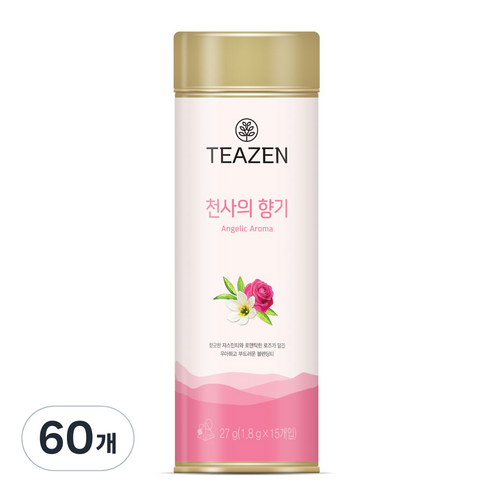 티젠 천사의 향기 로즈 쟈스민, 1.8g, 60개