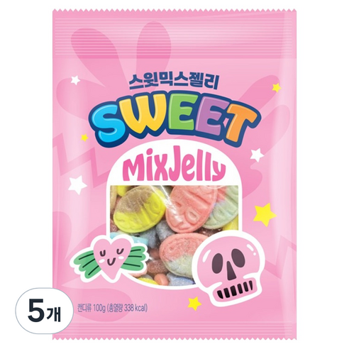 더스위트 스윗믹스젤리, 5개, 100g