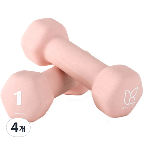 아리프 네오프렌 선인장 아령, 1kg, 4개