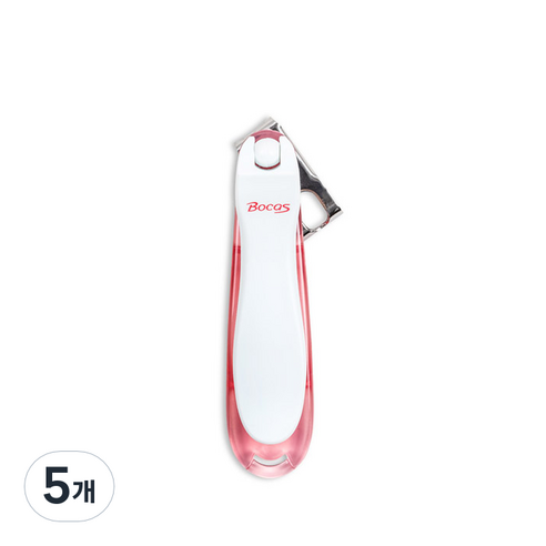 보카스 회전 발톱깎이 TNC-3020, 5개, 레드