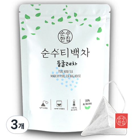 순수한집 둥굴레차 티백, 1g, 10개입, 3개