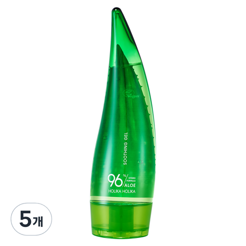 홀리카홀리카 알로에 하이드로 포뮬라 96% 수딩 젤, 250ml, 5개