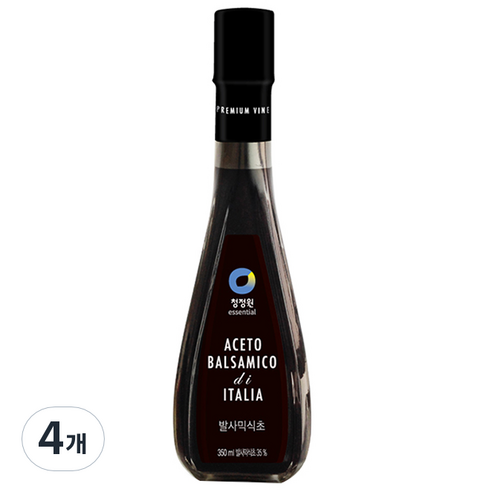 청정원 발사믹식초, 350ml, 4개