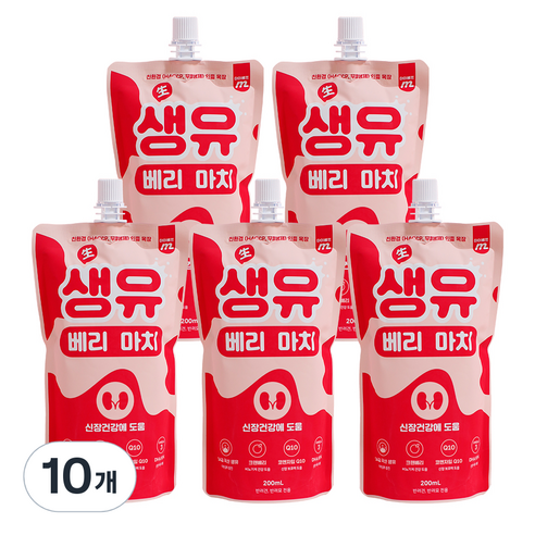 마이베프 무항생제 펫밀크 생유베리마치 신장건강 200ml, 생 크랜베리, 50개