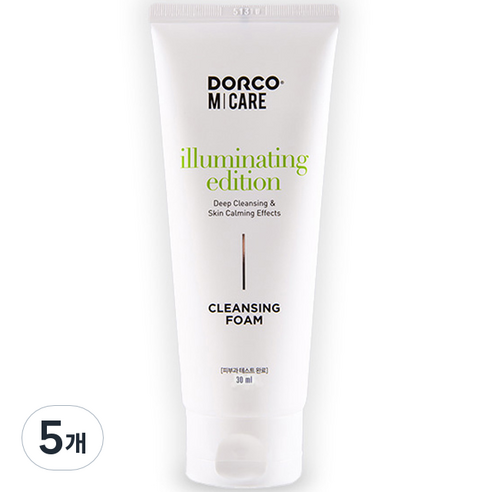도루코 일루미네이팅 에디션 클렌징 폼, 5개, 30ml