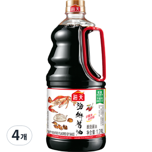 해천 해선간장, 1.28L, 4개