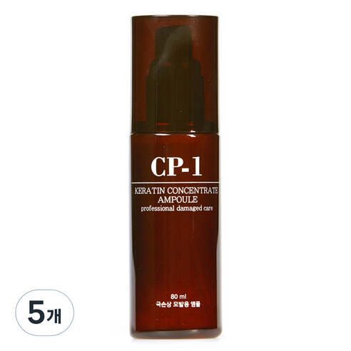 CP-1 극손상 모발 헤어앰플, 80ml, 5개