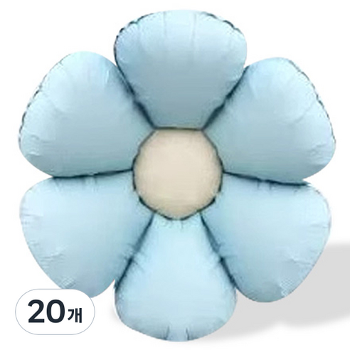매트 데이지 꽃풍선 48cm, 블루, 20개