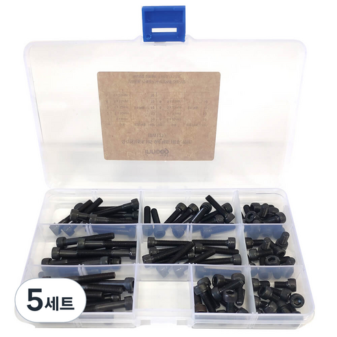 이노공구 육각렌치볼트 M5 9종 x 10p 세트 W121, 5개