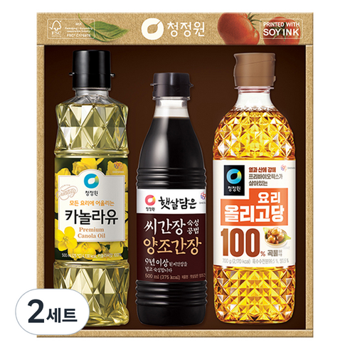 청정원 스페셜 선물세트 12호 + 쇼핑백, 2세트
