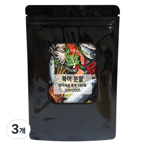 스쿨아이 러시아산 북어 분말, 200g, 3개