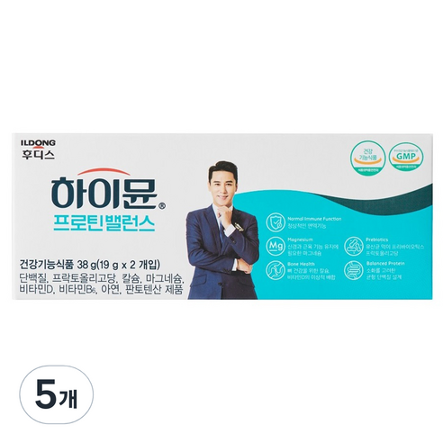 일동후디스 하이뮨 프로틴 밸런스 스틱 2p, 38g, 5개