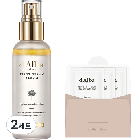 달바 화이트 트러플 퍼스트 스프레이 세럼 100ml + 약산성 젤클 3ml x 3p 세트, 2세트