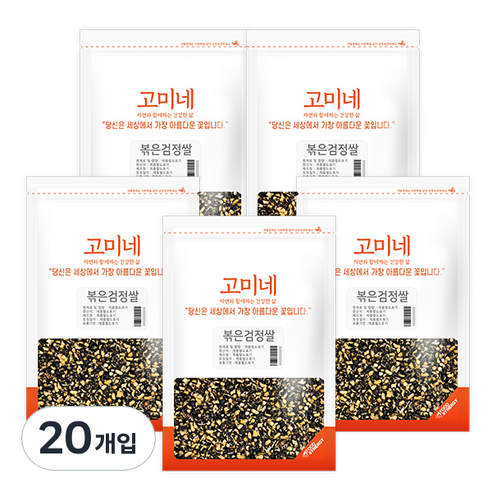 고미네 볶은 검정쌀, 100g, 20개