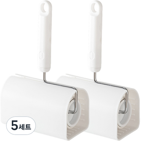 신중상점 사선컷팅 테이프 클리너 핸들 2p + 거치대 2p + 리필 2p 세트, 5세트