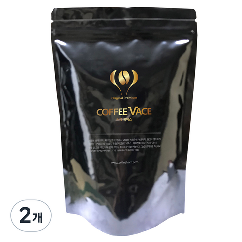 커피프럼 커피베이스 로얄다크 블랜딩 분쇄 커피, 홀빈, 1kg, 2개