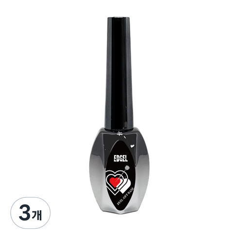 엣젤 프리미엄 젤네일 필오프 베이스 젤 10ml, 3개